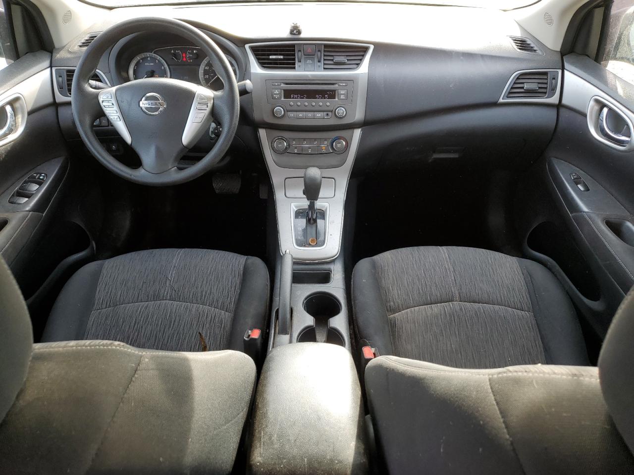 2014 Nissan Sentra VIN 3N1AB7AP5EL653519 Copart auction photo, top/roof / rear end damage thumbnail 8