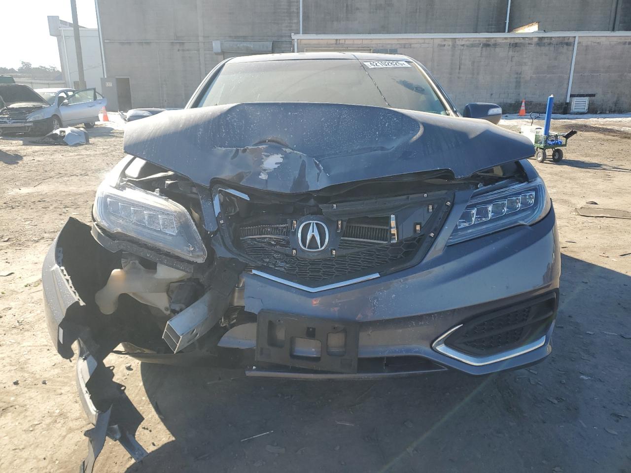 2018 Acura RDX VIN 5J8TB4H57JL027504 Copart auction photo, front end / minor dent/scratches damage thumbnail 5