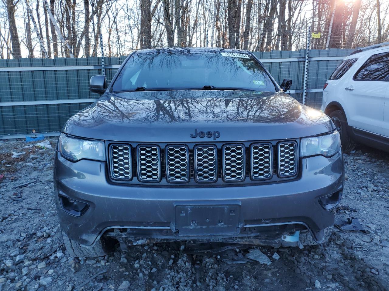 2019 Jeep Grand Cherokee VIN 1C4RJFAGXKC547457 Copart auction photo, undercarriage / front end damage thumbnail 5