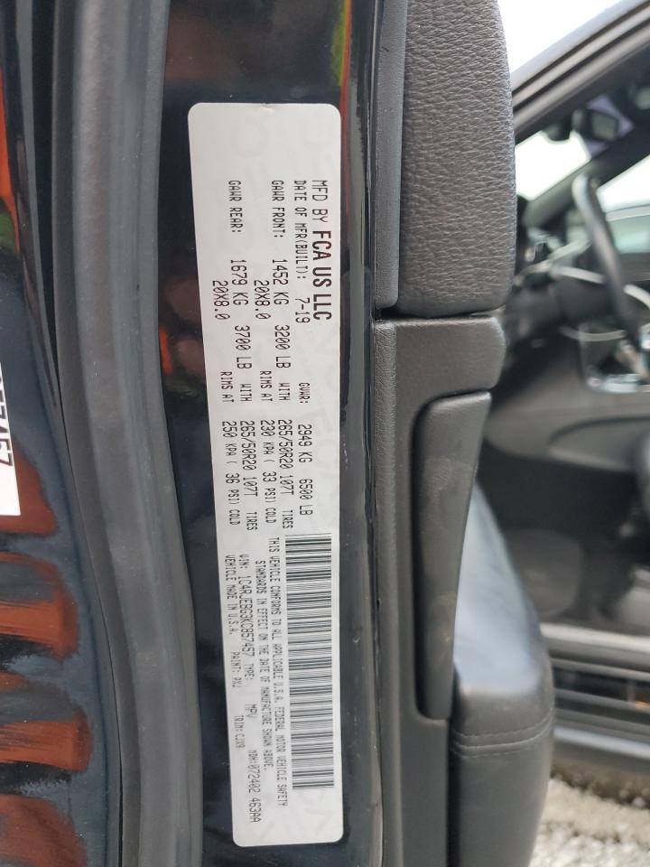 2019 Jeep Grand Cherokee VIN 1C4RJEBG3KC857457 Copart auction photo, all over damage thumbnail 13