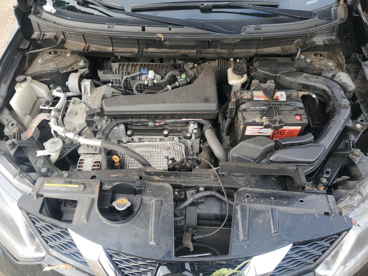 2014 Nissan Rogue VIN 5N1AT2MVXEC771273 Copart auction photo, rollover damage thumbnail 13