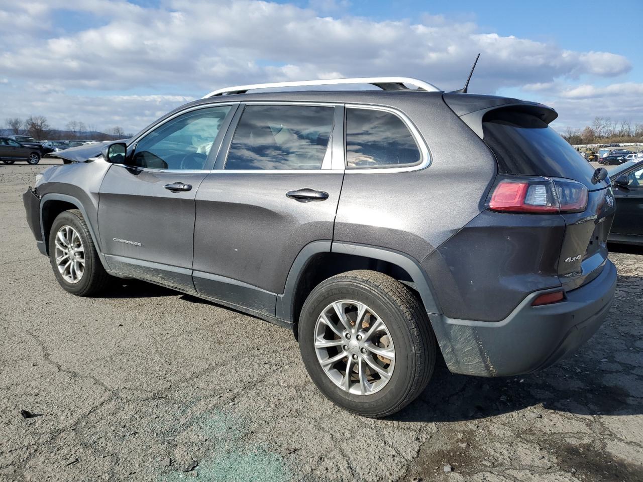 2019 Jeep Grand Cherokee VIN 1C4PJMLB8KD454847 Copart auction photo, front end / side damage thumbnail 2