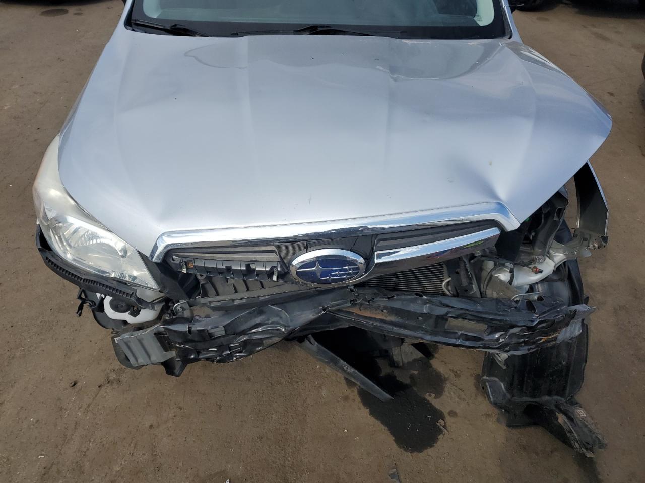 2015 Subaru Forester VIN JF2SJADC4FH529544 Copart auction photo, front end / side damage thumbnail 12