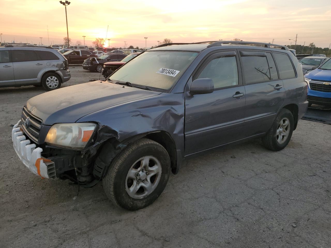 2007 Toyota Highlander VIN JTEGD21A670164669