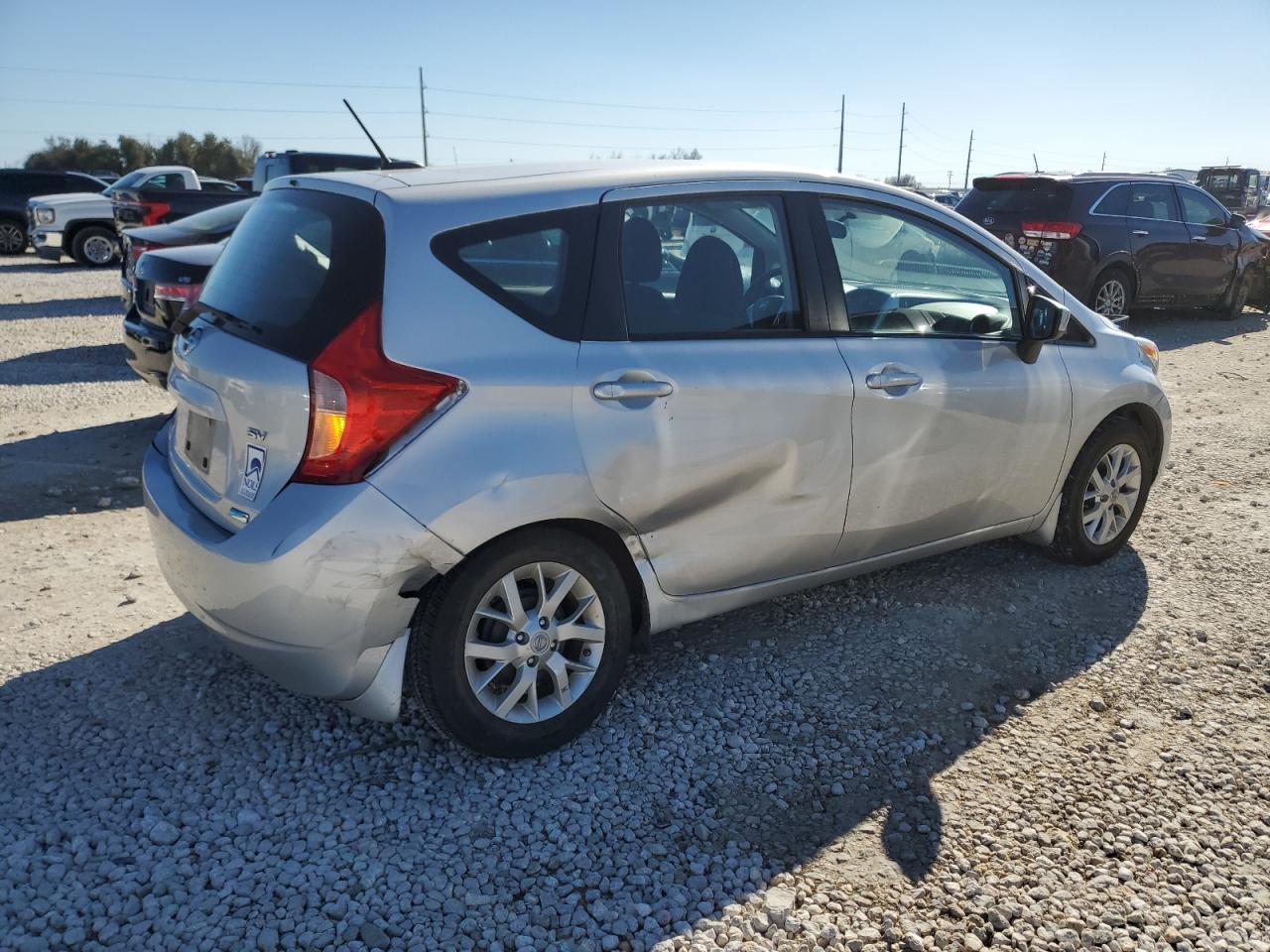 2016 Nissan Versa VIN 3N1CE2CPXGL400750 Copart auction photo, side / rear end damage thumbnail 3