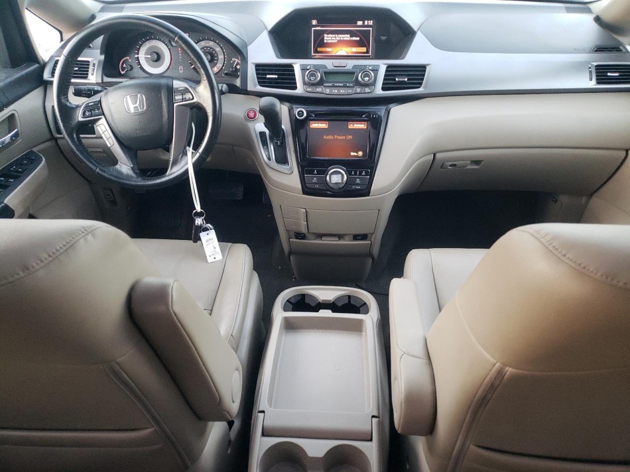 2014 Honda Odyssey VIN 5FNRL5H66EB099372 Copart auction photo, front end / minor dent/scratches damage thumbnail 8