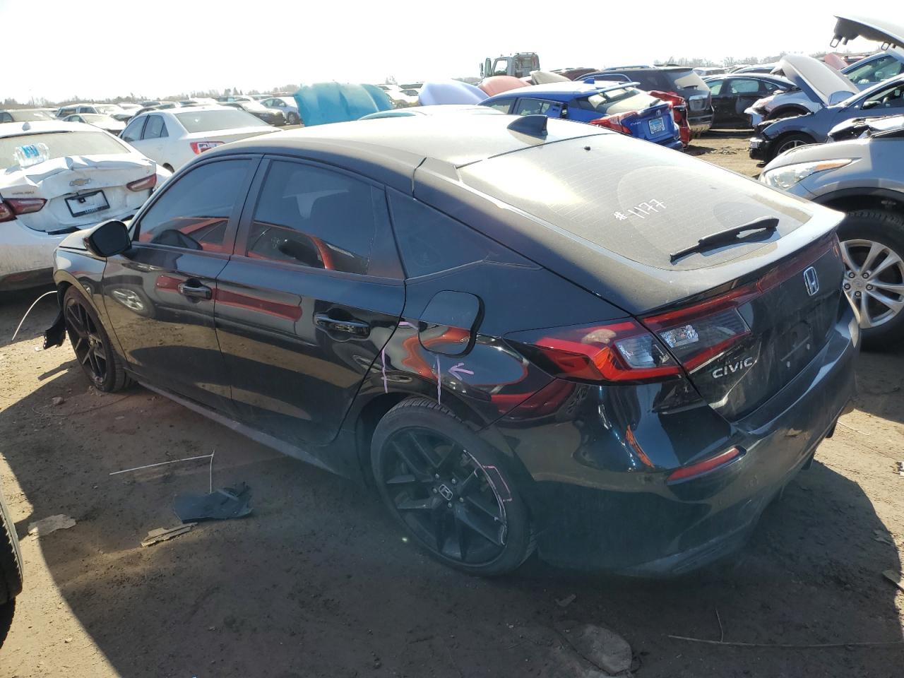 2022 Honda Civic VIN 19XFL2H8XNE025073 Copart auction photo, front end / minor dent/scratches damage thumbnail 2