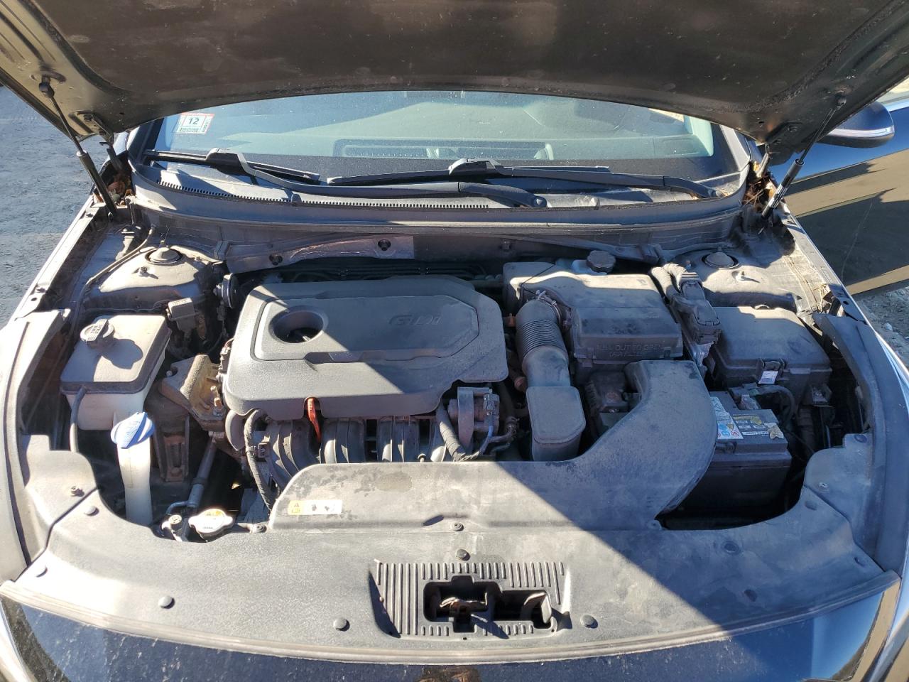 2016 Hyundai Sonata VIN 5NPE34AF0GH391932 Copart auction photo, side / rear end damage thumbnail 11