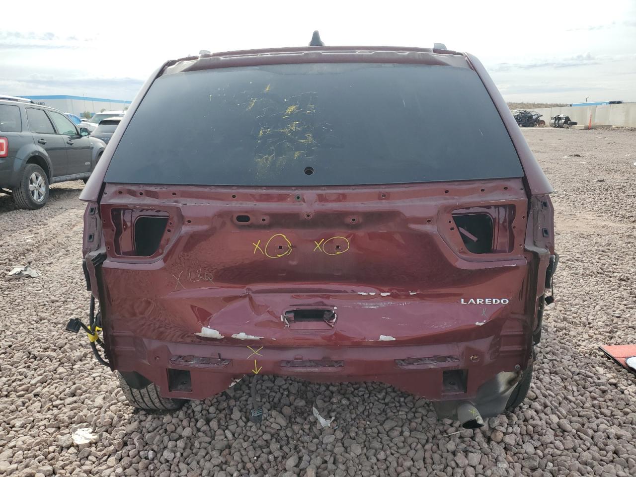 2016 Jeep Grand Cherokee VIN 1C4RJEAG8GC500266 Copart auction photo, rear end damage thumbnail 6