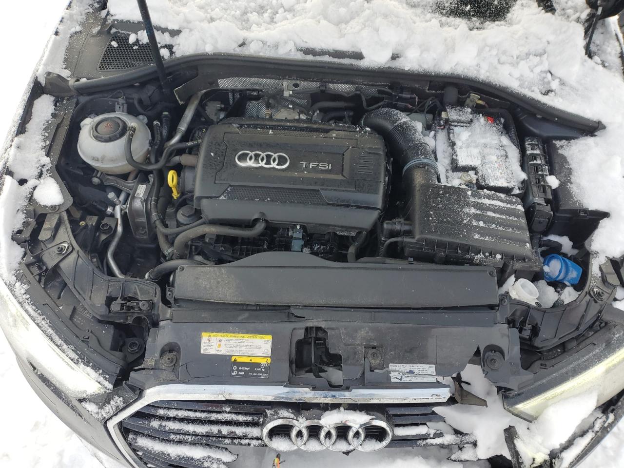 2019 Audi A3 VIN WAUBEGFF0KA121944 Copart auction photo, front end damage thumbnail 11