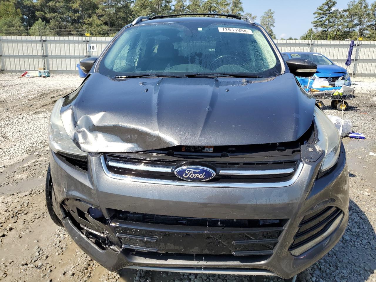2015 Ford Escape VIN 1FMCU9J96FUA55729 Copart auction photo, front end / rear end damage thumbnail 5