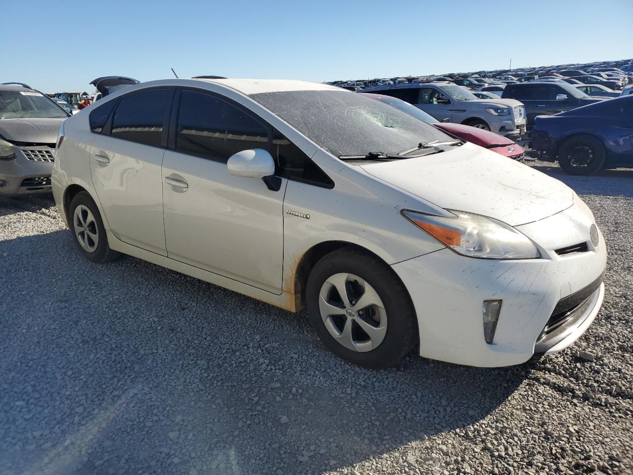 2013 Toyota Prius VIN JTDKN3DU0D0344023 Copart auction photo, front end damage thumbnail 4