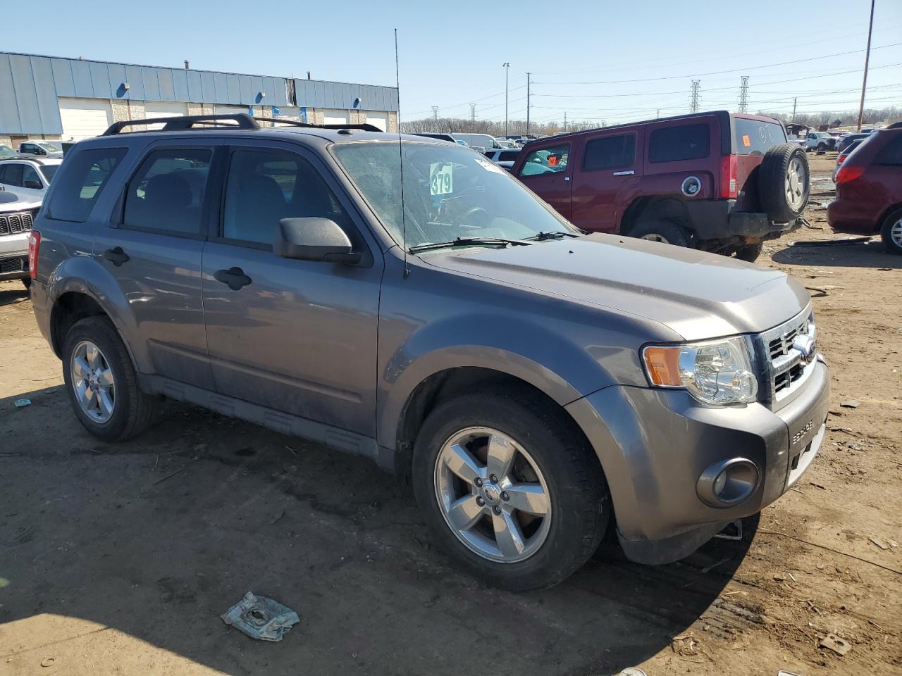 2012 Ford Escape VIN 1FMCU9DG8CKA05660 Copart auction photo, front end damage thumbnail 4