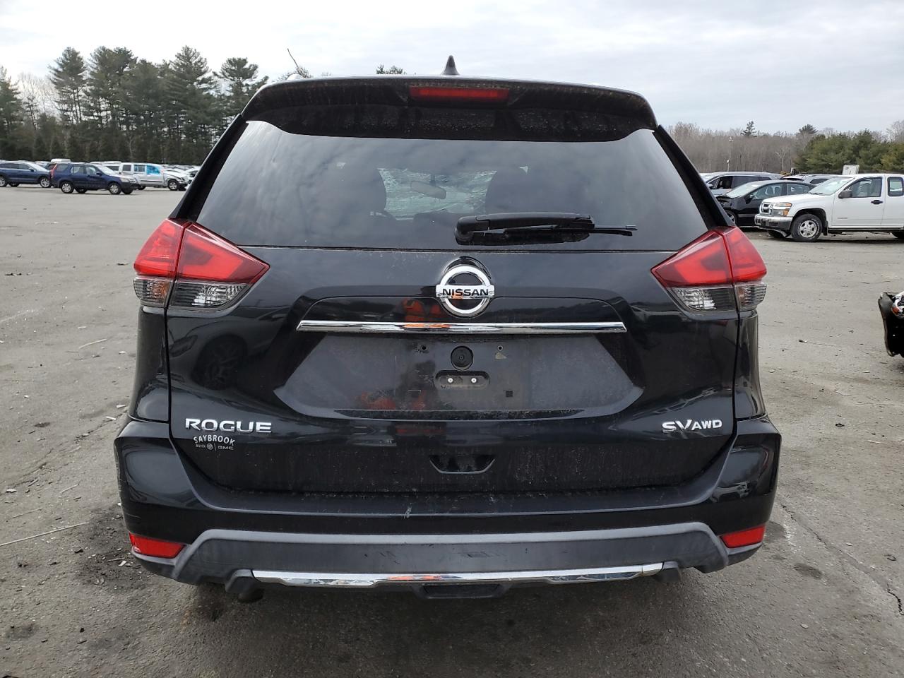 2017 Nissan Rogue VIN KNMAT2MV7HP576894 Copart auction photo, front end / side damage thumbnail 6