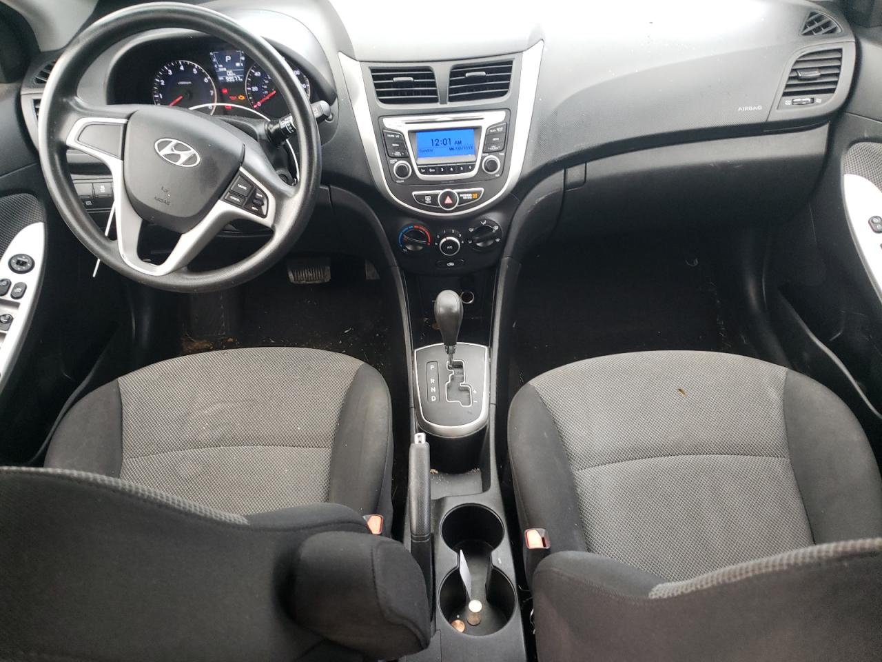 2014 Hyundai Accent VIN KMHCT5AE7EU153837 Copart auction photo, front end / minor dent/scratches damage thumbnail 8