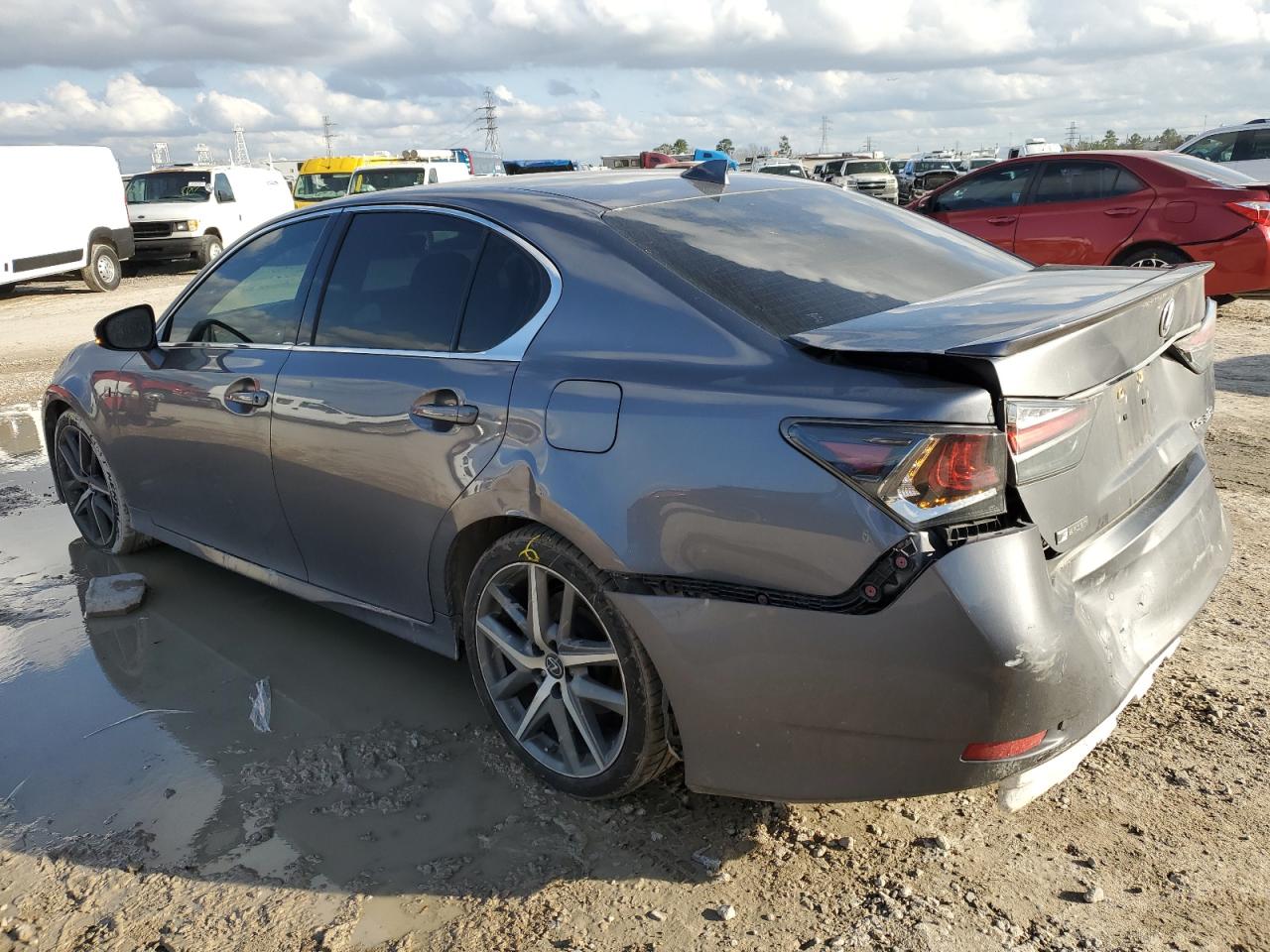 2016 Lexus GS VIN JTHBZ1BL3GA006793 Copart auction photo, rear end / side damage thumbnail 2