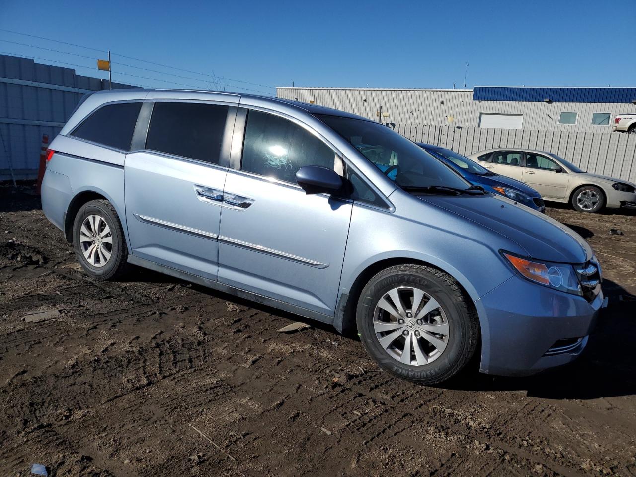 2014 Honda Odyssey VIN 5FNRL5H60EB089162 Copart auction photo, side damage thumbnail 4