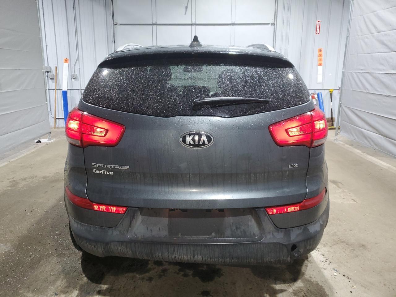 2015 KIA Sportage VIN KNDPCCAC8F7739018 Copart auction photo, front end damage thumbnail 6
