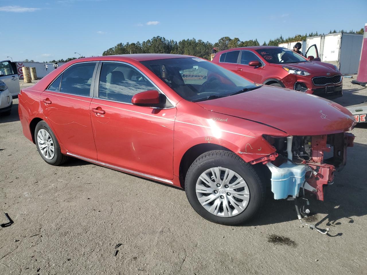 2012 Toyota Camry VIN 4T4BF1FK6CR185059 Copart auction photo, front end damage thumbnail 4