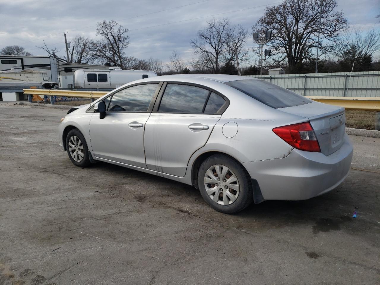 2012 Honda Civic VIN 2HGFB2E5XCH507123 Copart auction photo, front end / minor dent/scratches damage thumbnail 2