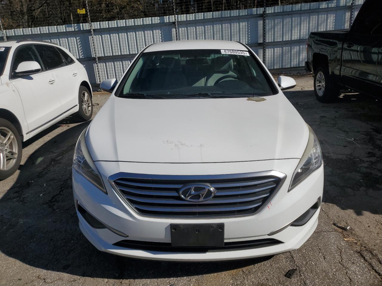 2017 Hyundai Sonata VIN 5NPE24AF4HH473408 Copart auction photo, front end / rear end damage thumbnail 5