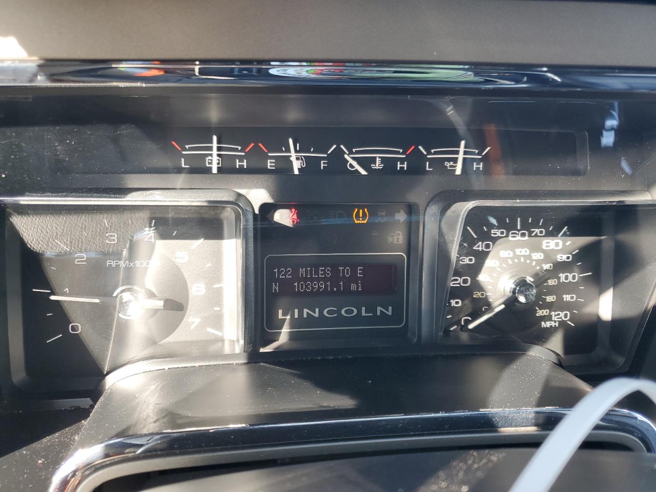 2014 Lincoln Navigator VIN 5LMJJ2H58EEL05391 Copart auction photo, front end damage thumbnail 9