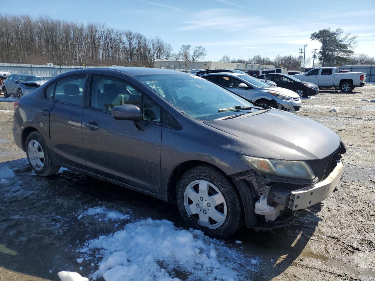 2015 Honda Civic VIN 19XFB2F5XFE291304 Copart auction photo, front end damage thumbnail 4