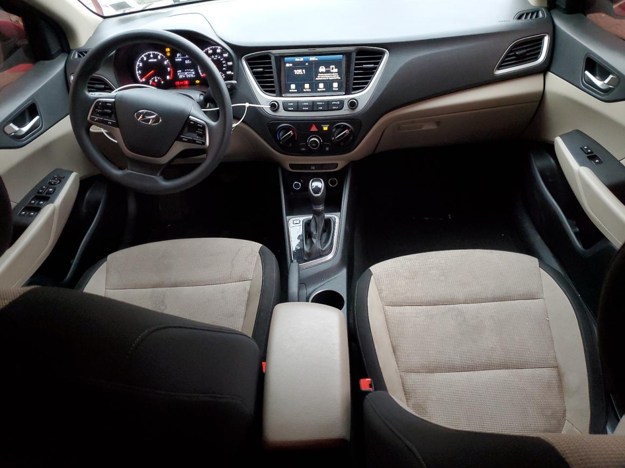 2020 Hyundai Accent VIN 3KPC24A61LE110164 Copart auction photo, front end / minor dent/scratches damage thumbnail 8