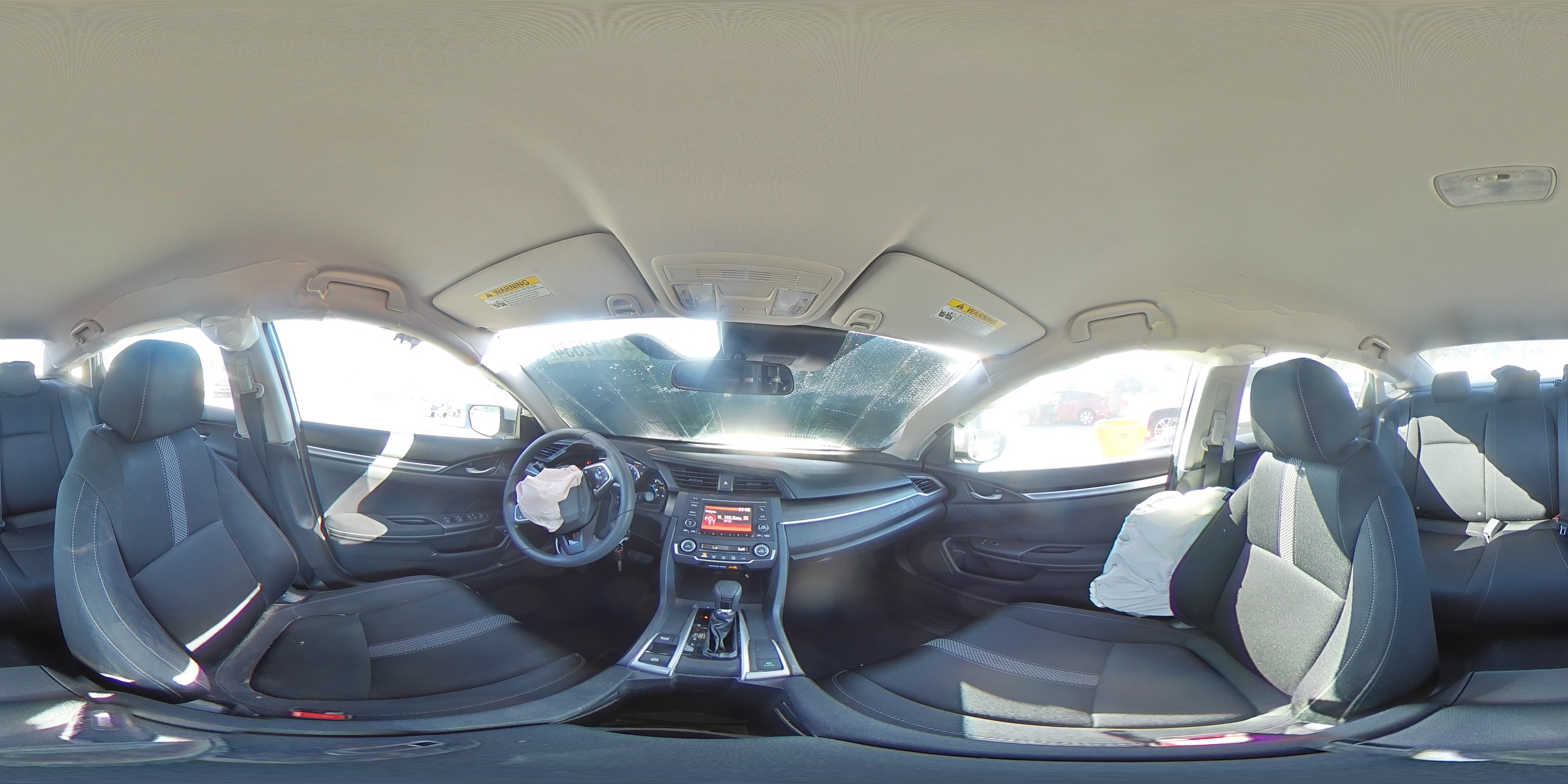 2020 Honda Civic VIN 19XFC2F60LE014940 Copart auction photo, front end / undercarriage damage thumbnail 14