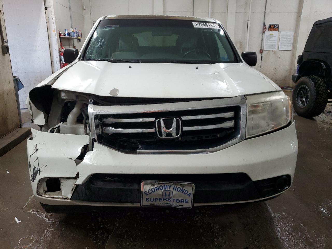 2014 Honda Pilot VIN 5FNYF3H27EB024068 Copart auction photo, front end / minor dent/scratches damage thumbnail 5