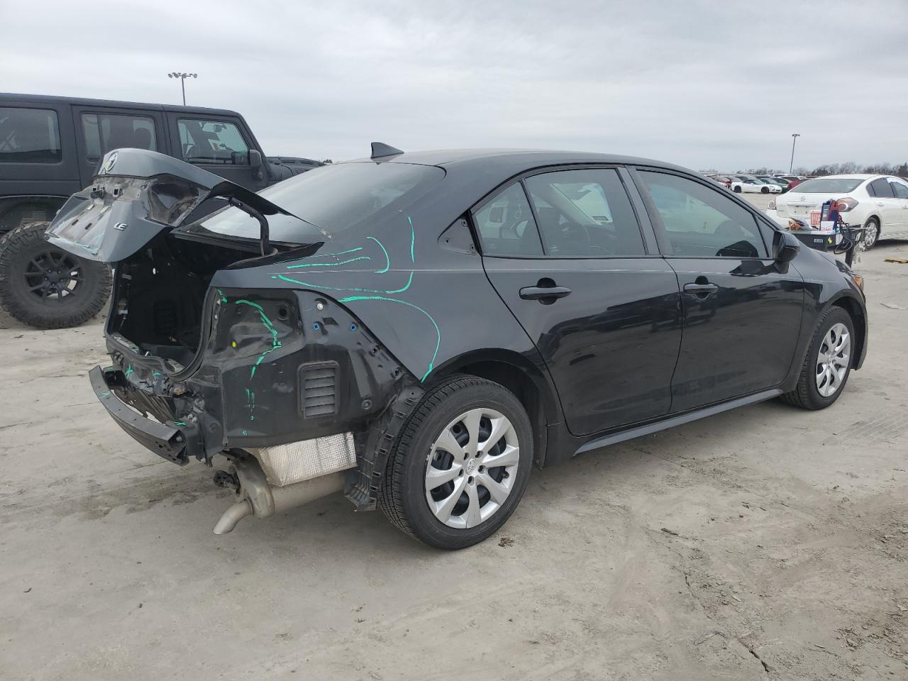 2020 Toyota Corolla VIN 5YFEPRAE6LP109573 Copart auction photo, rear end damage thumbnail 3