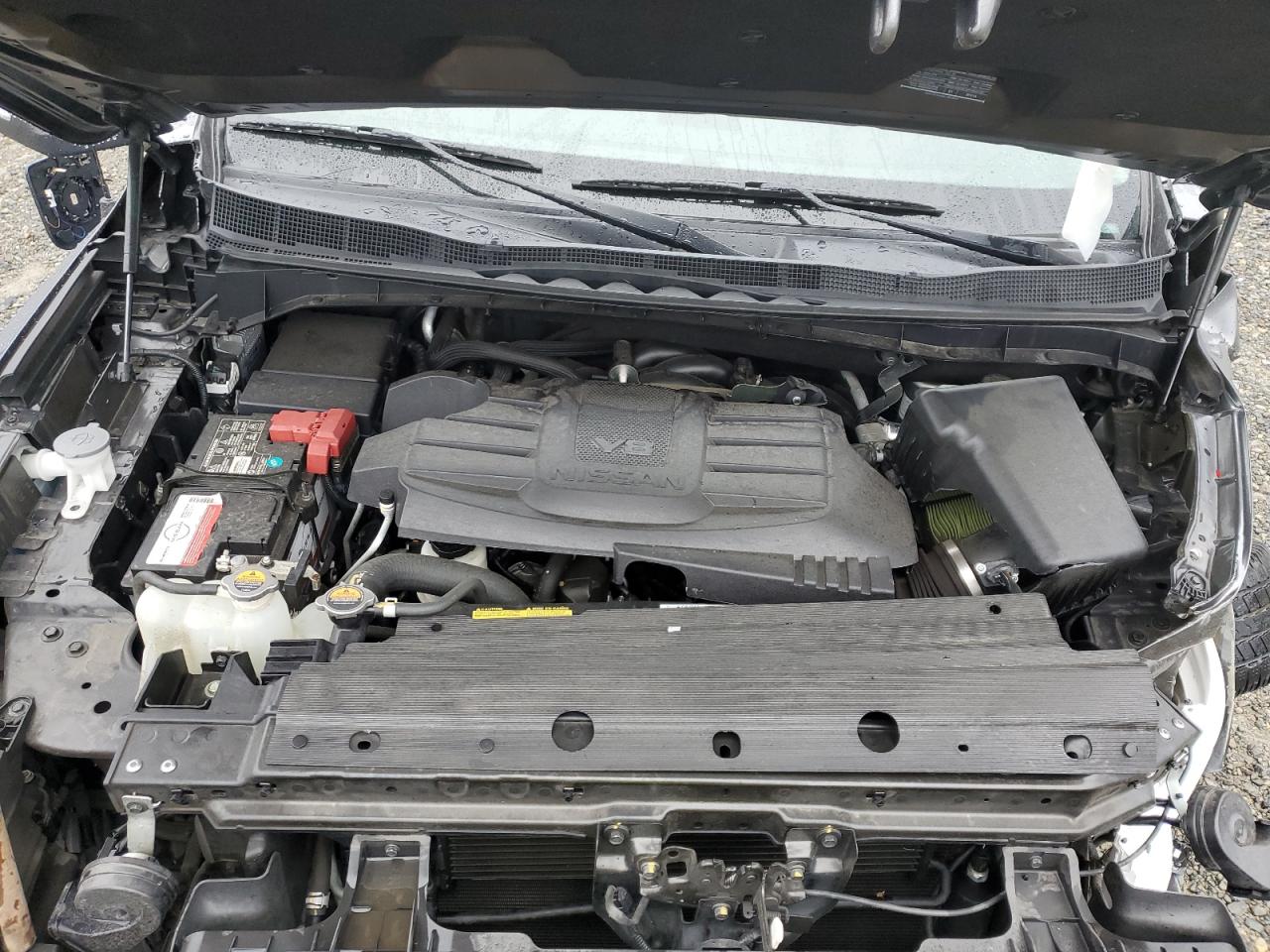 2021 Nissan Titan VIN 1N6AA1ED9MN505396 Copart auction photo, front end / side damage thumbnail 12