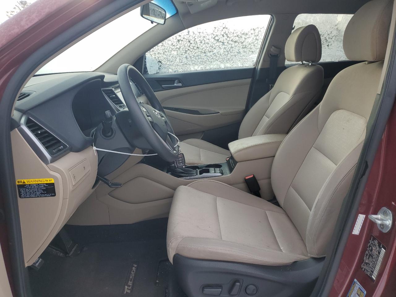 2016 Hyundai Tucson VIN KM8J33A28GU146111 Copart auction photo, mechanical damage thumbnail 7