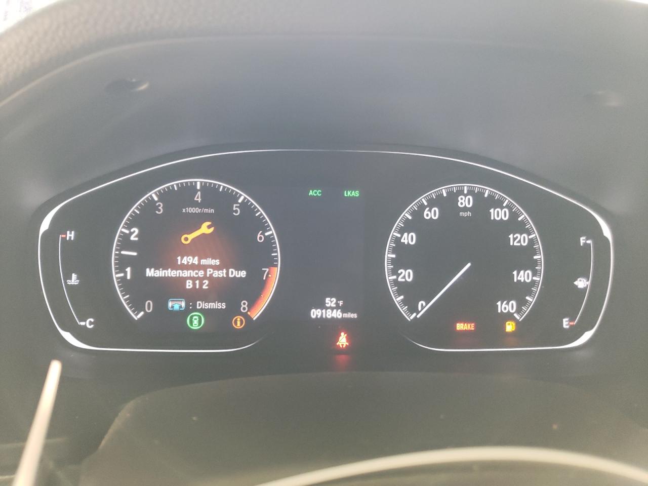 2018 Honda Accord VIN 1HGCV2E30JA046762 Copart auction photo, side damage thumbnail 9