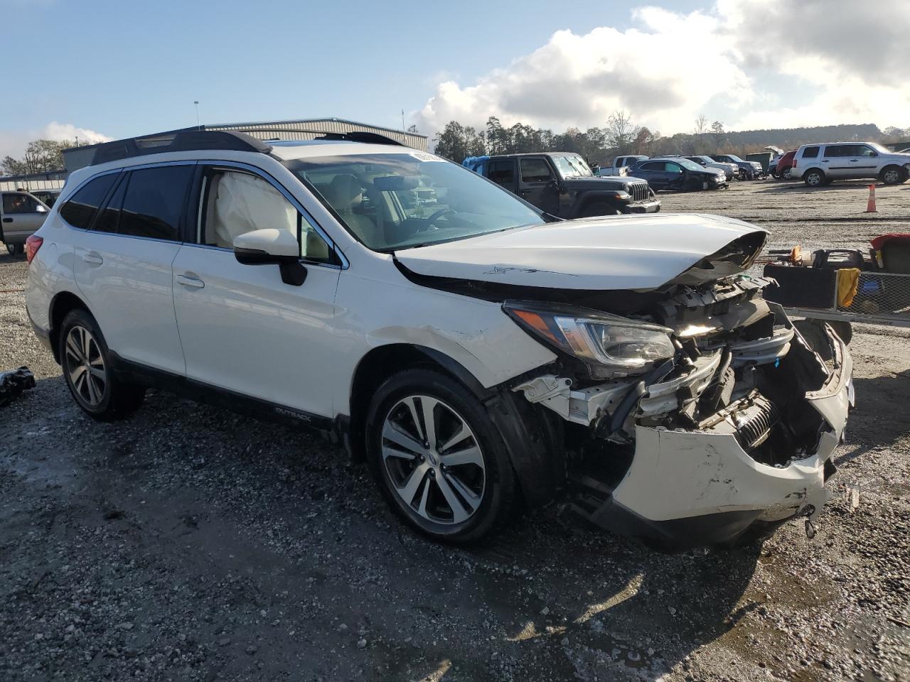 2019 Subaru Outback VIN 4S4BSENC3K3327928 Copart auction photo, front end damage thumbnail 4