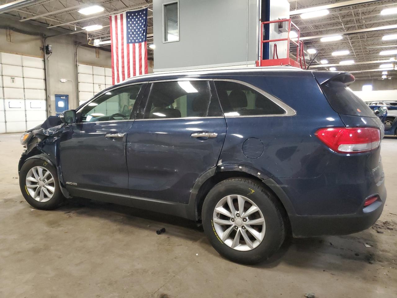 2017 KIA Sorento VIN 5XYPGDA54HG319807 Copart auction photo, all over damage thumbnail 2