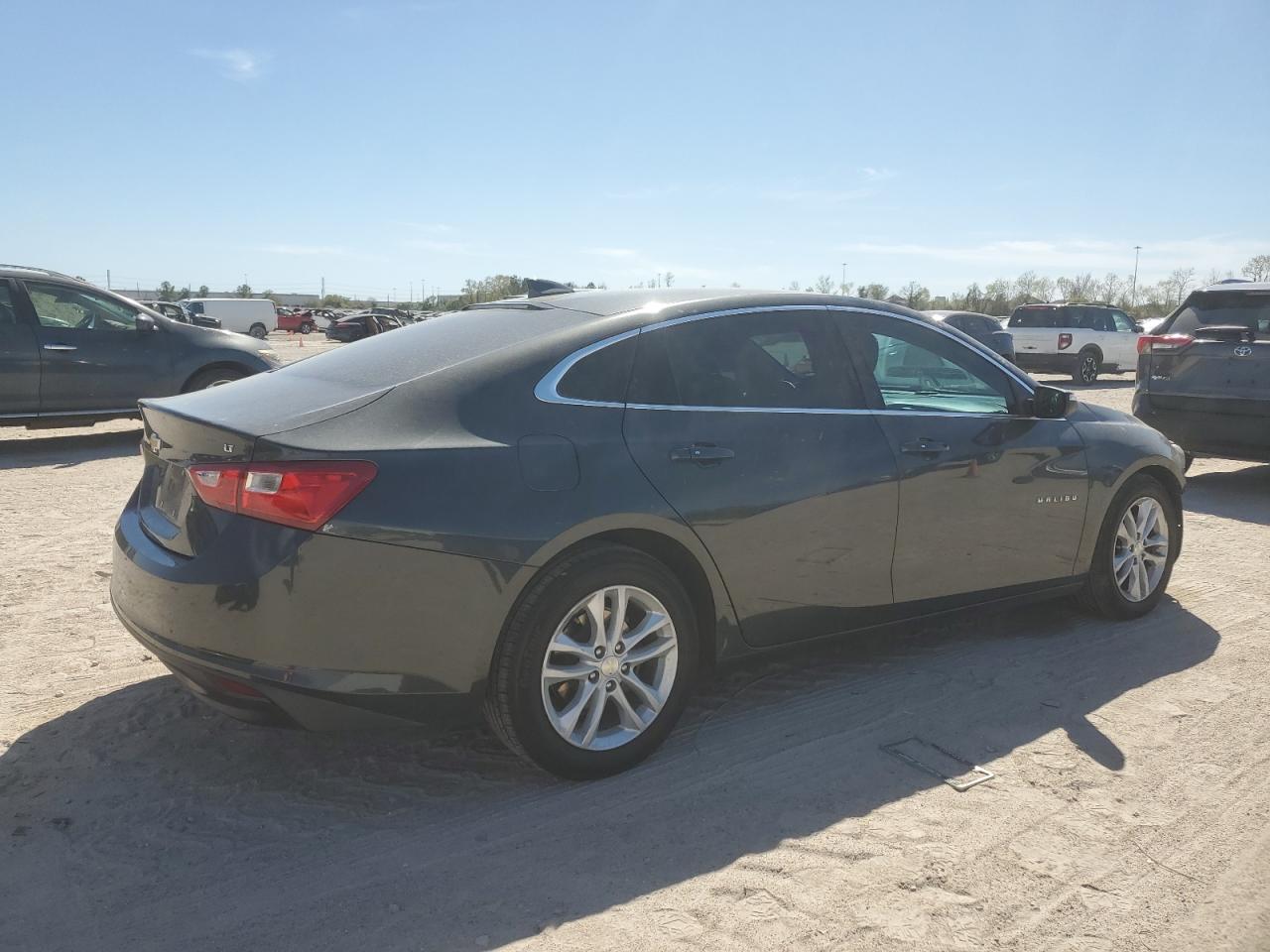 2017 Chevrolet Malibu VIN 1G1ZE5ST2HF245509 Copart auction photo, front end / side damage thumbnail 3