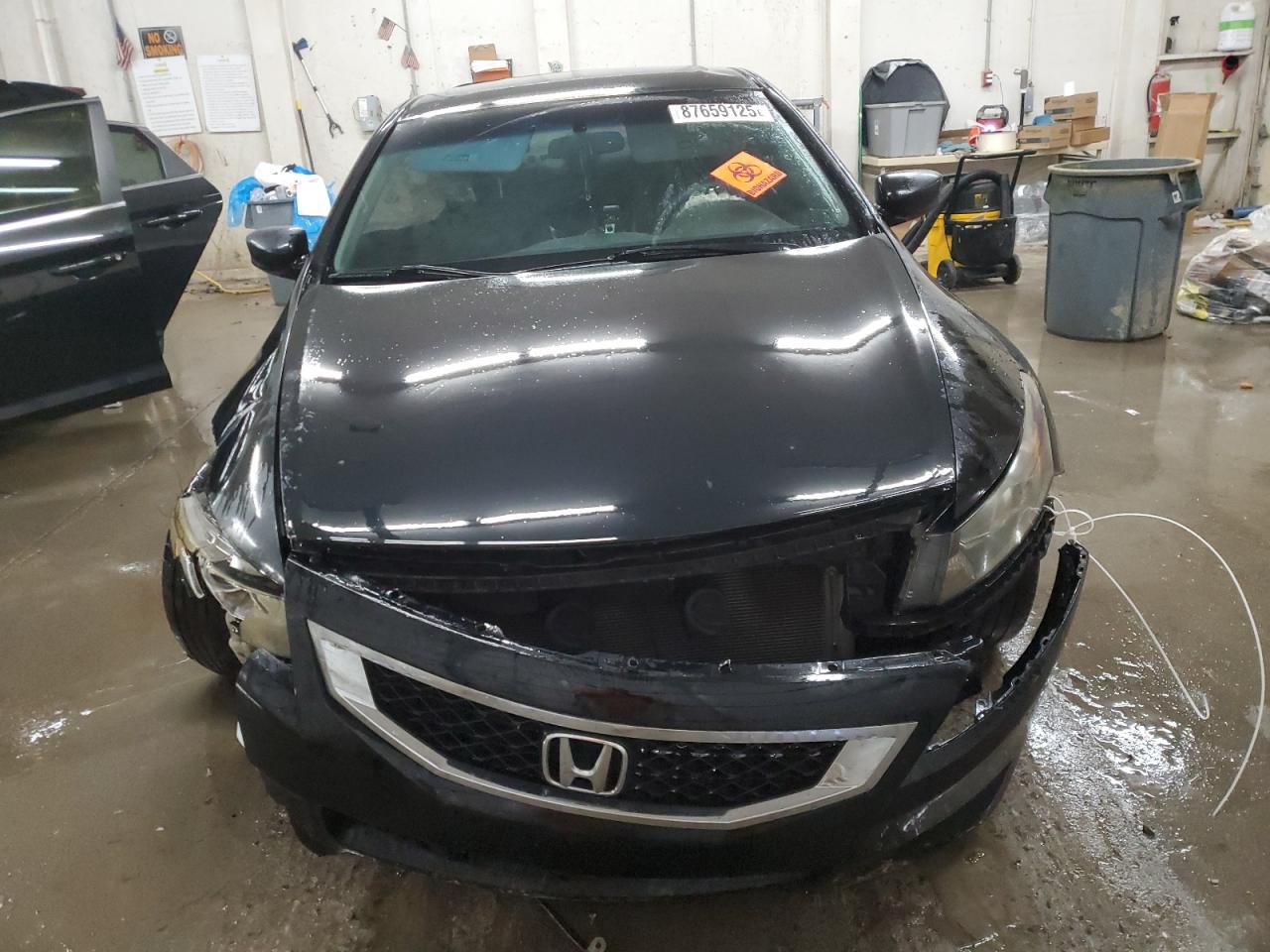 2010 Honda Accord VIN 1HGCS1B82AA020456 Copart auction photo, front end / rear end damage thumbnail 5