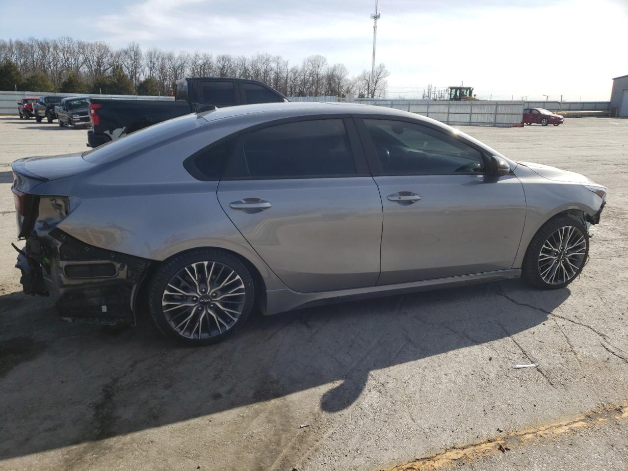 2023 KIA Forte VIN 3KPF54AD8PE667131 Copart auction photo, rear end / hail damage thumbnail 3