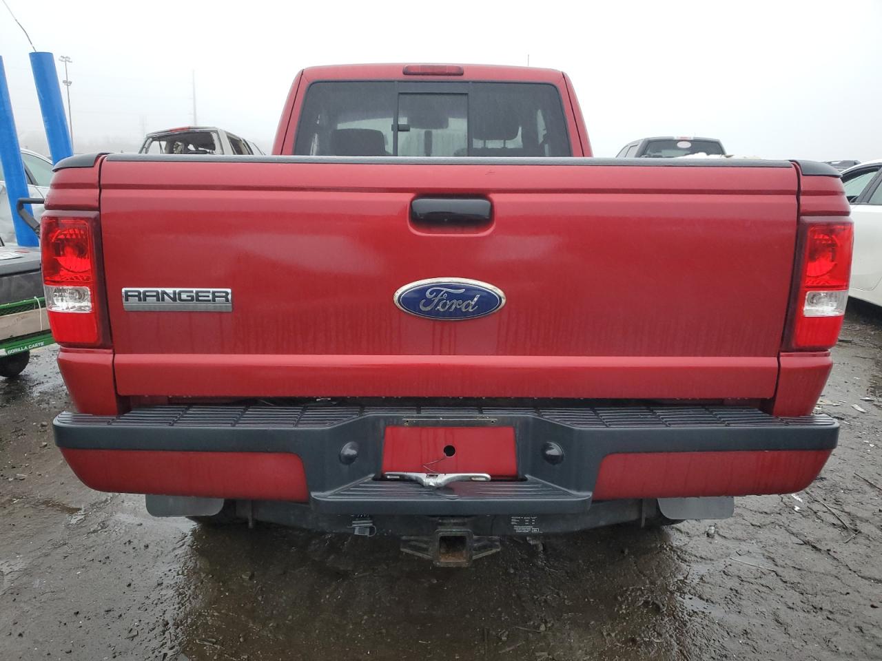 2011 Ford Ranger VIN 1FTLR4FE6BPB09098 Copart auction photo, front end / side damage thumbnail 6