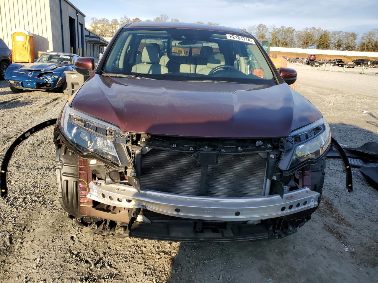 2020 Honda Ridgeline VIN 5FPYK2F59LB000622 Copart auction photo, rear end / front end damage thumbnail 5