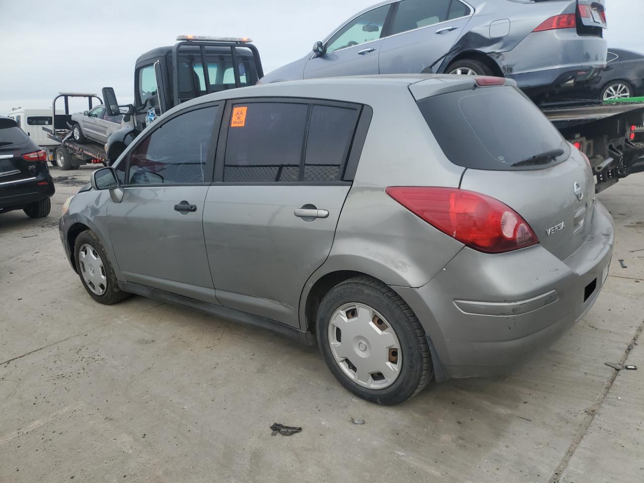 2007 Nissan Versa VIN 3N1BC13E17L418029 Copart auction photo, front end / rear end damage thumbnail 2