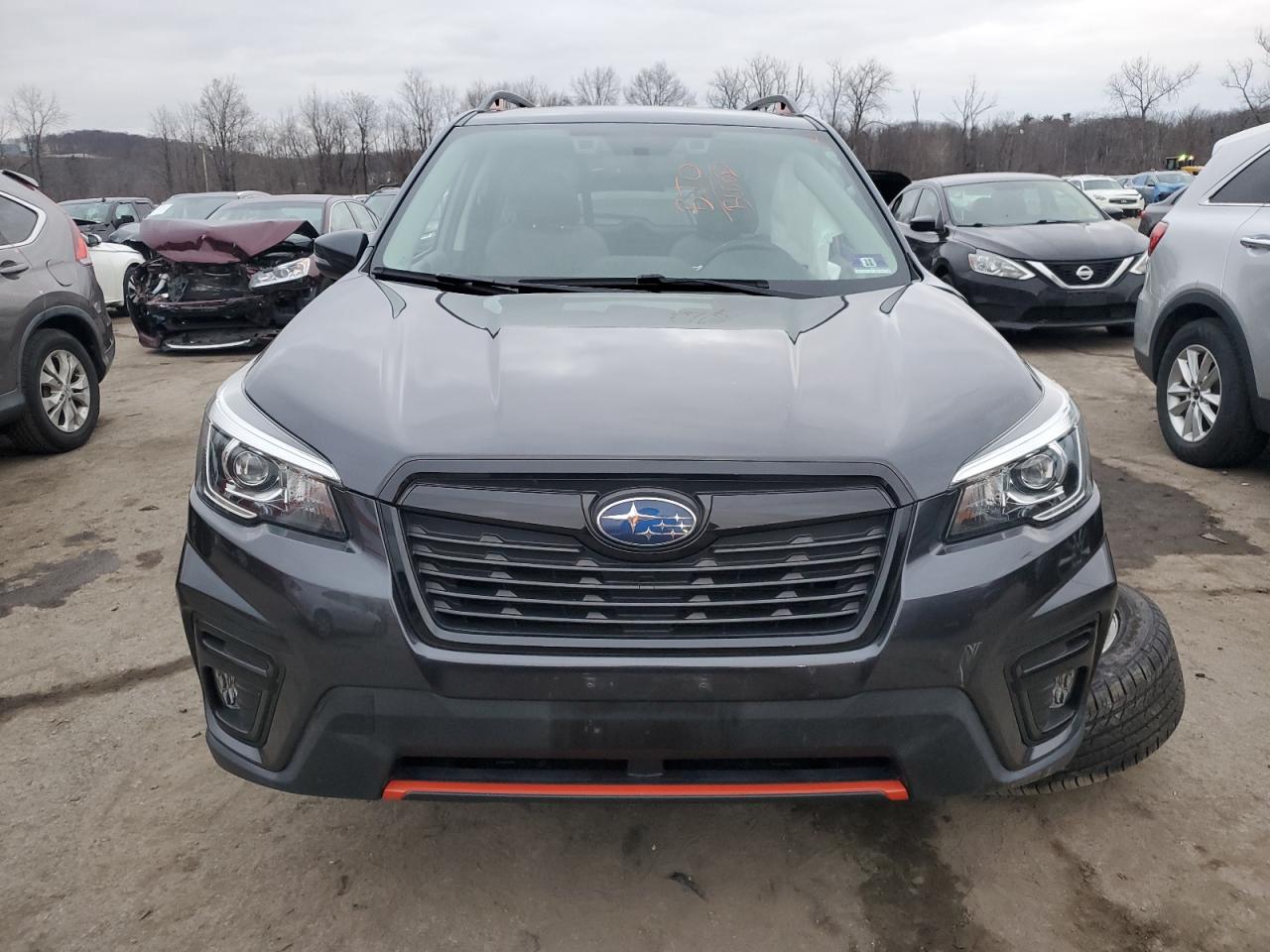 2019 Subaru Forester VIN JF2SKAJC9KH595003 Copart auction photo, all over damage thumbnail 5
