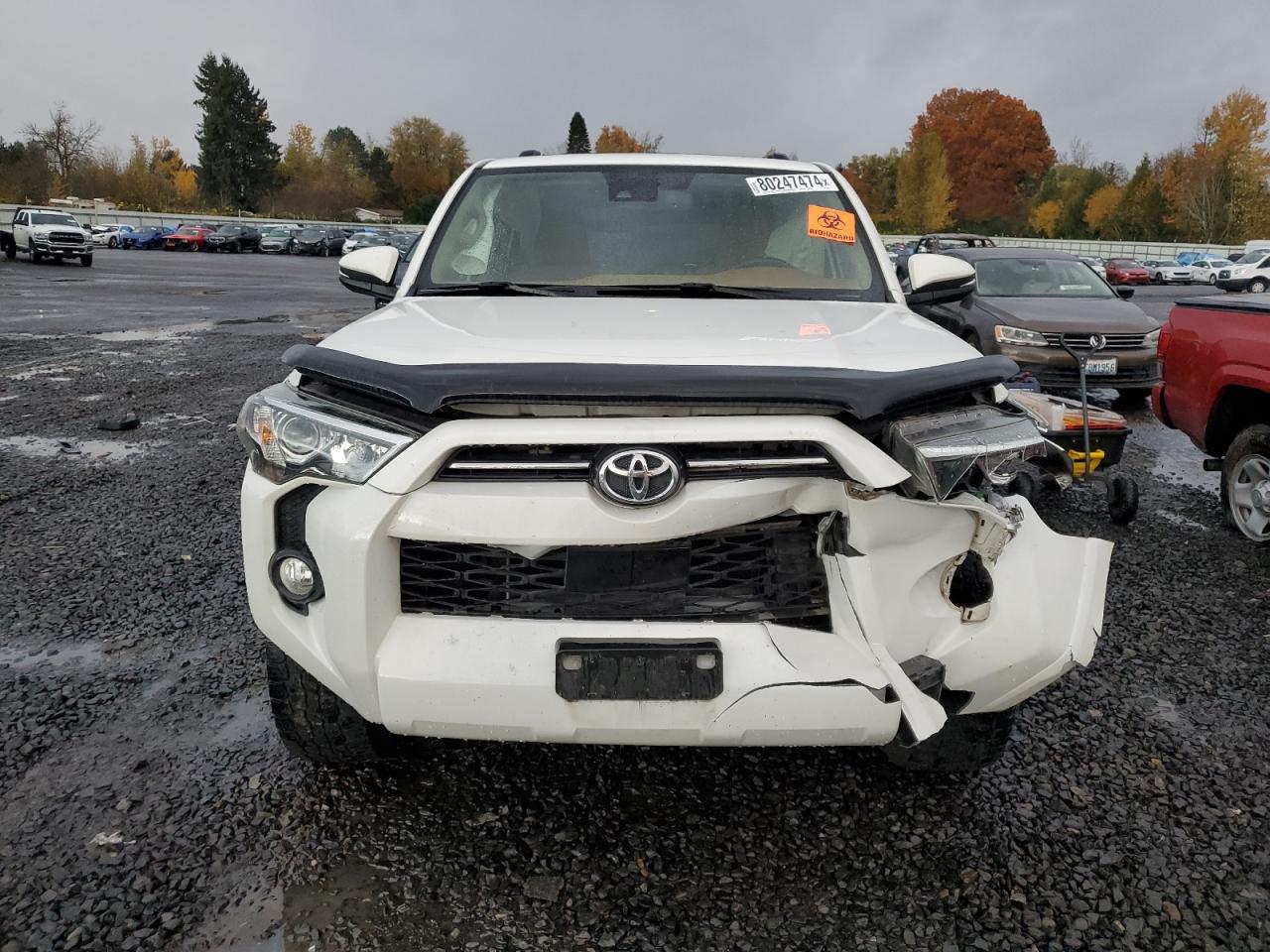 2020 Toyota 4Runner VIN JTEBU5JR8L5756699 Copart auction photo, front end damage thumbnail 5