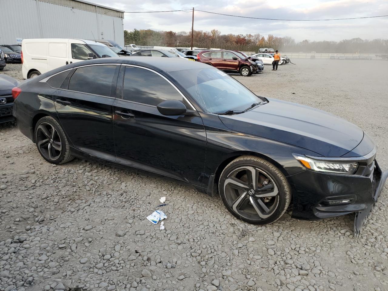2019 Honda Accord VIN 1HGCV1F34KA108982 Copart auction photo, front end damage thumbnail 4