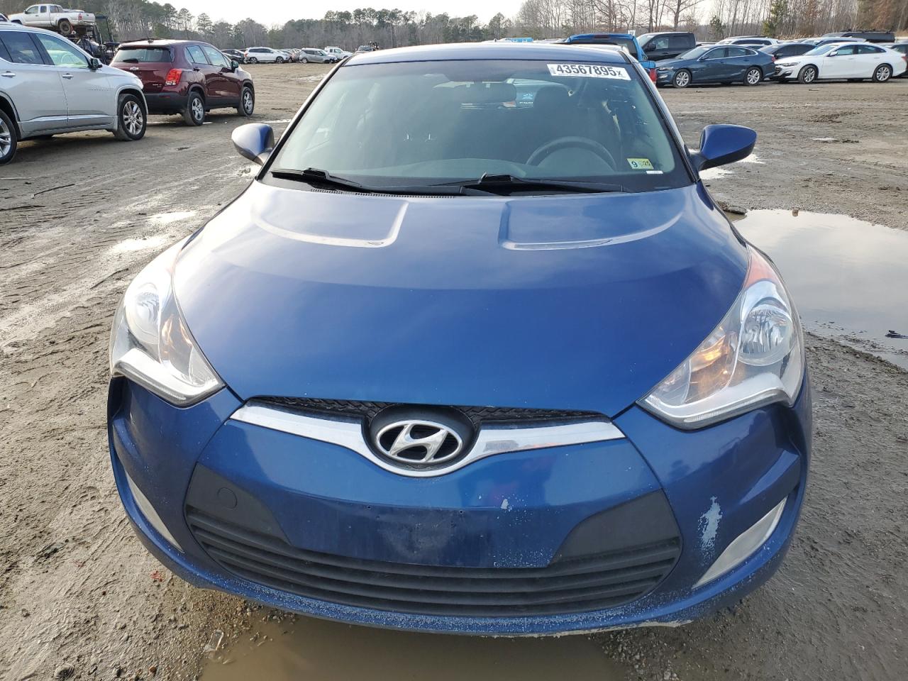 2017 Hyundai Veloster VIN KMHTC6ADXHU305241 Copart auction photo, side damage thumbnail 5