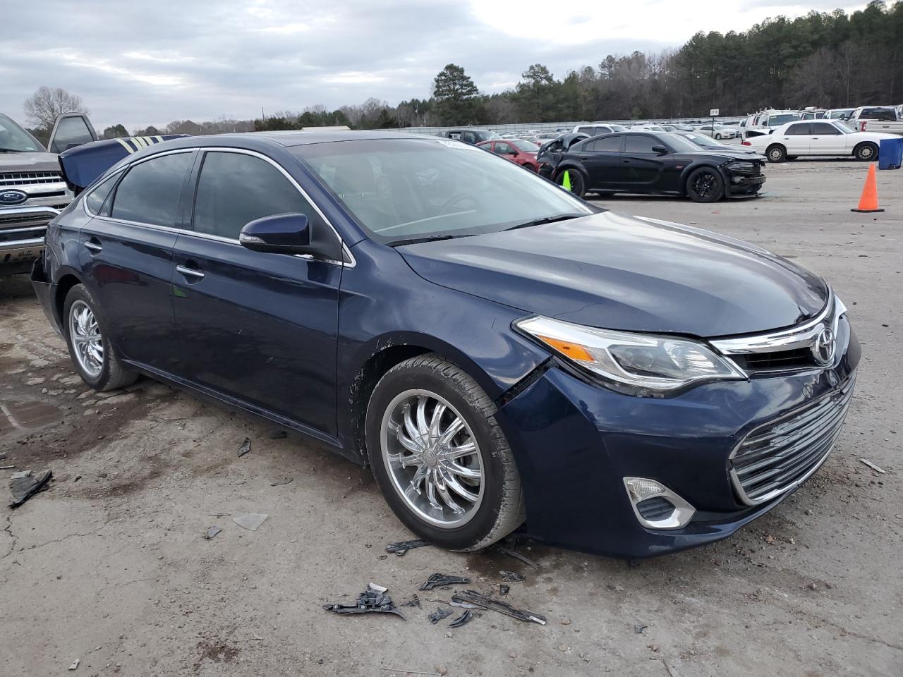 2013 Toyota Avalon VIN 4T1BK1EBXDU072675 Copart auction photo, rear end / front end damage thumbnail 4