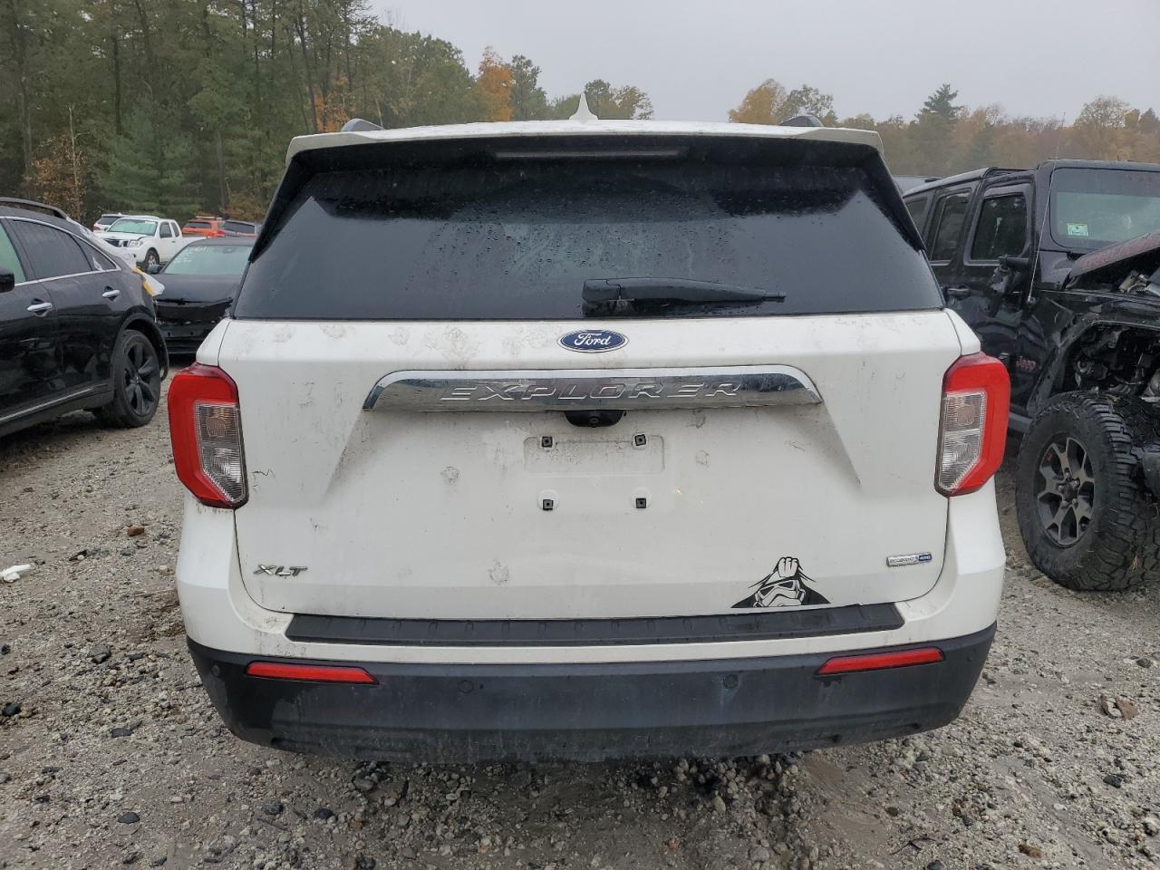 2020 Ford Explorer VIN 1FMSK8DH7LGA07911 Copart auction photo, front end / water/flood damage thumbnail 6