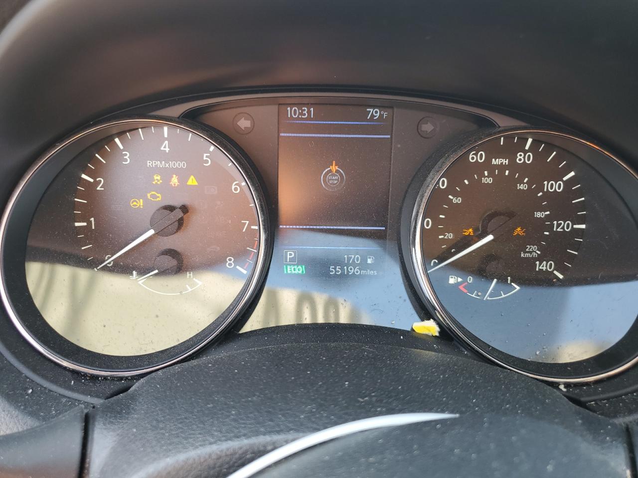 2020 Nissan Rogue VIN JN8AT2MT7LW035782 Copart auction photo, all over / mechanical damage thumbnail 9
