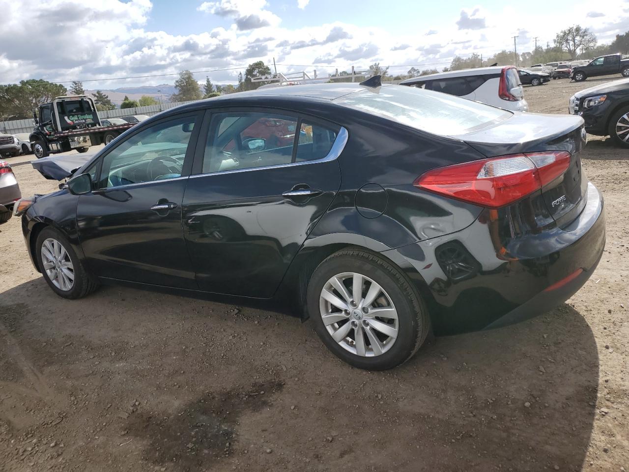 2014 KIA Forte VIN KNAFX4A81E5119992 Copart auction photo, front end damage thumbnail 2